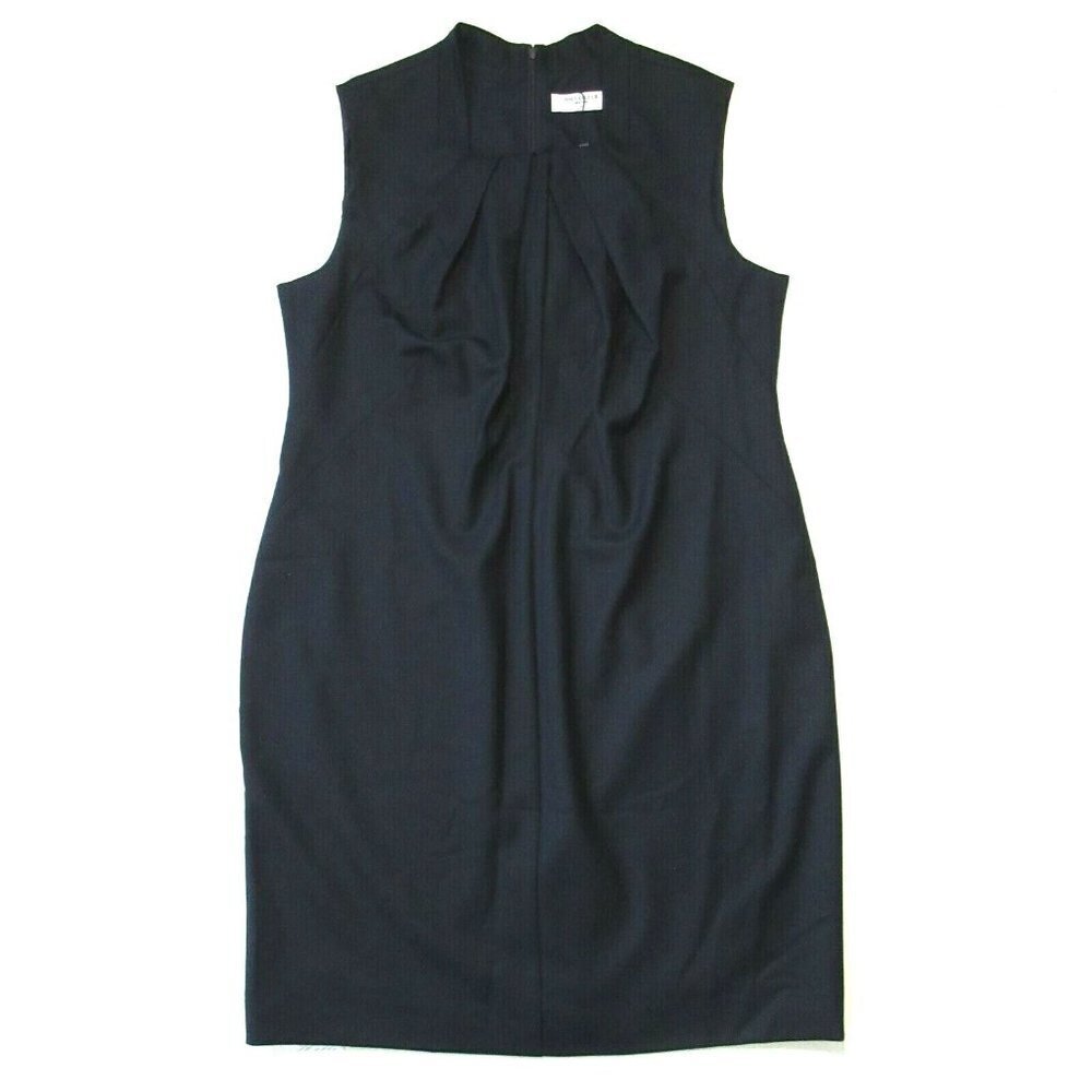NWT MM. Lafleur Lucinda 2.0 in Ink Sharkskin Stretch Wool Sheath Dress +1 $325 - Picture 2 of 8